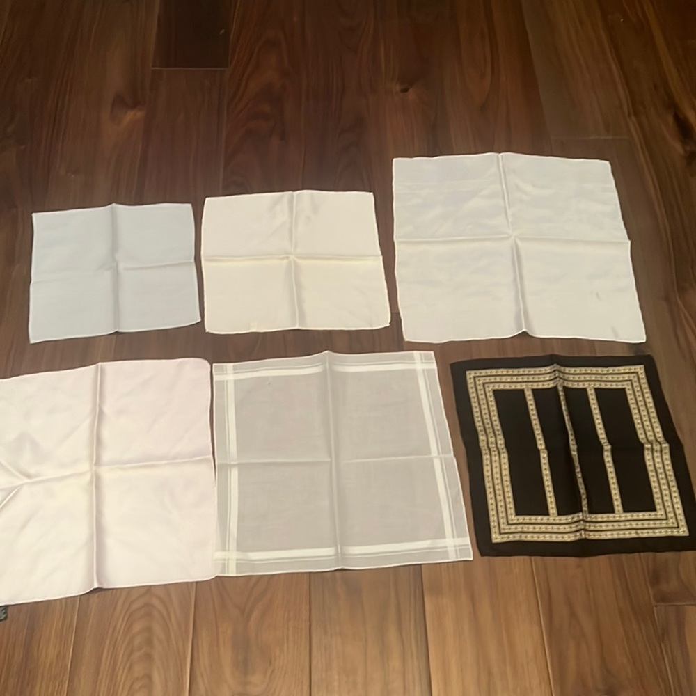 Set of 6 Pocket Squares